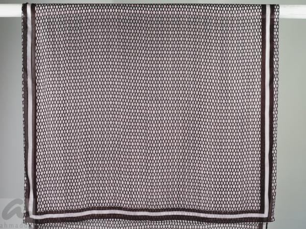 AHMADDY Seidenschal rosa graubraun